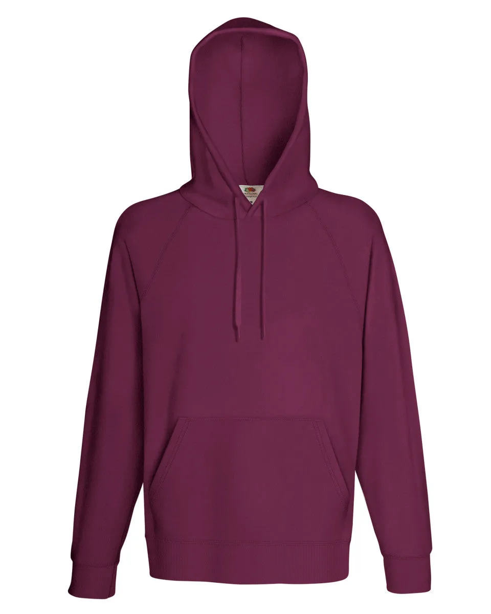 62140 Fruit Of The Loom Men's Lightweight Hooded Sweat