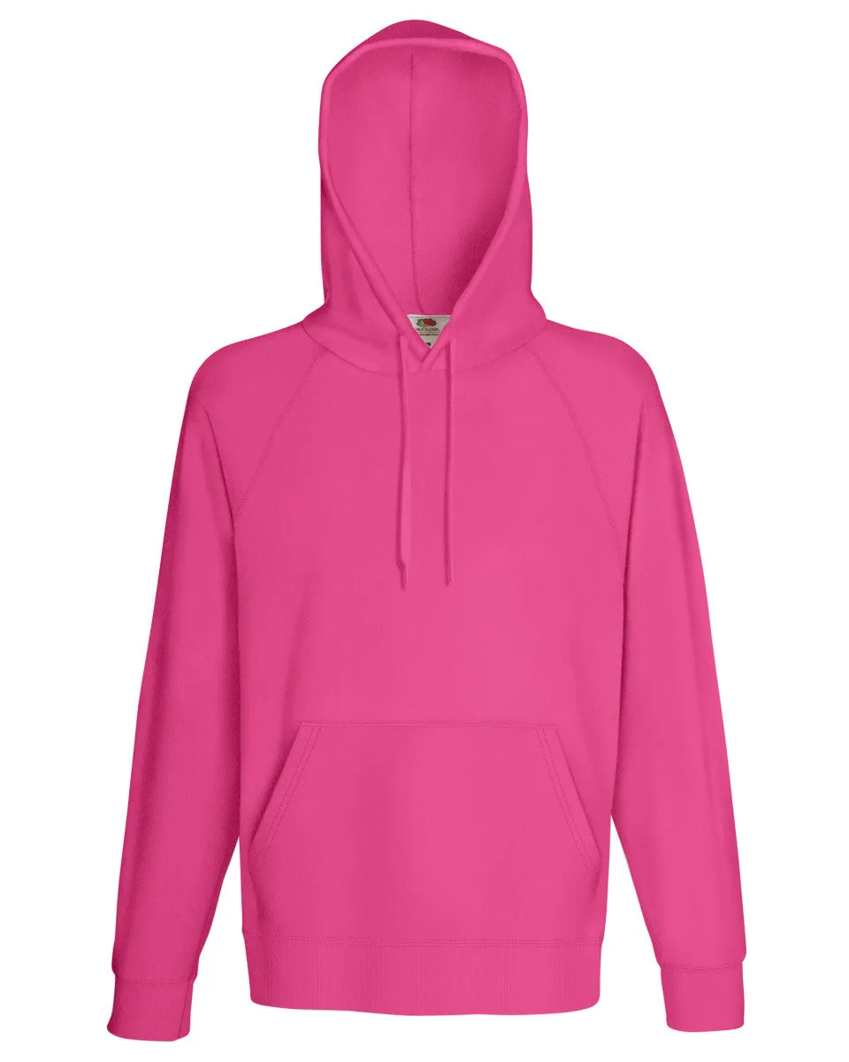 62140 Fruit Of The Loom Men's Lightweight Hooded Sweat