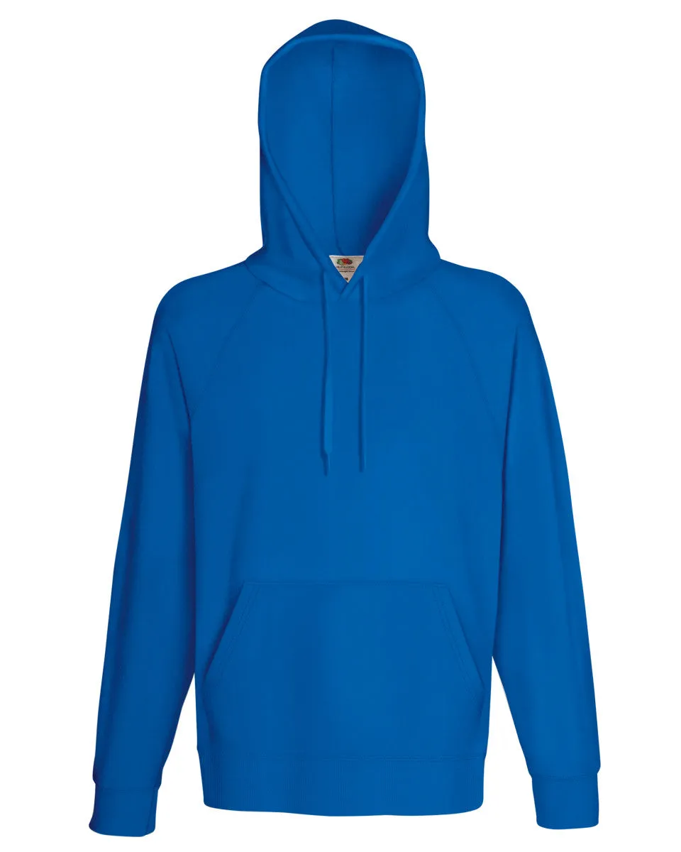 62140 Fruit Of The Loom Men's Lightweight Hooded Sweat