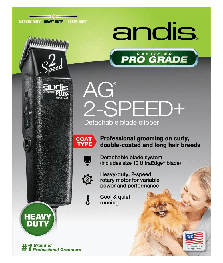 Andis AG 2-Speed Corded Clipper - Black