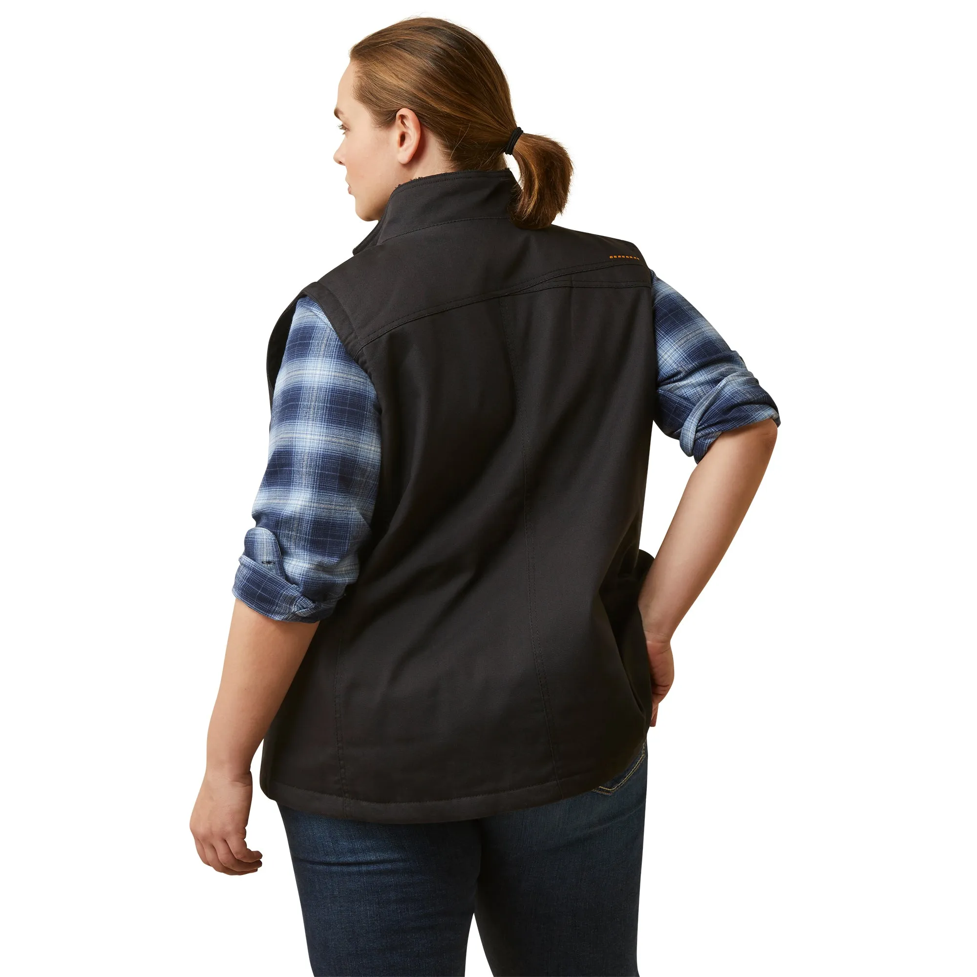 Ariat Ladies Rebar DuraCanvas Insulated Black Vest 10046560