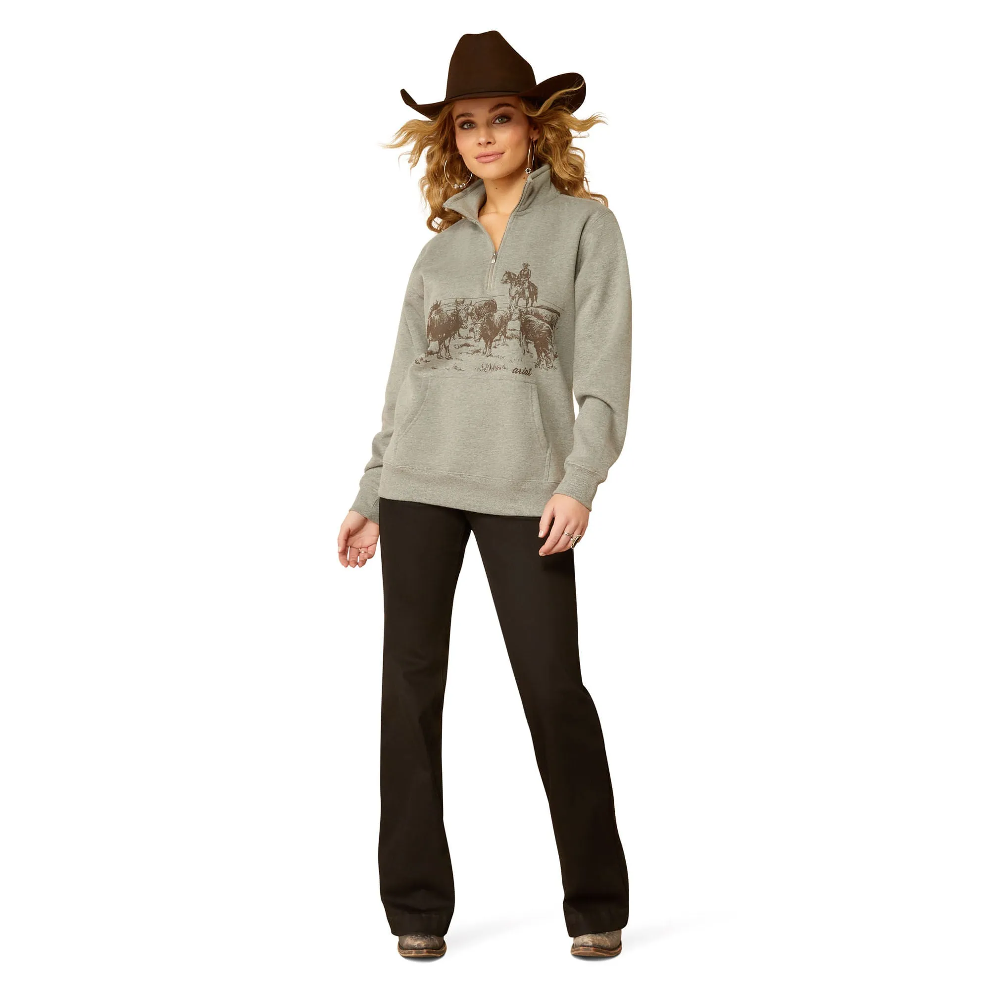 Ariat Women's 1/2 Zip Sweatshirt