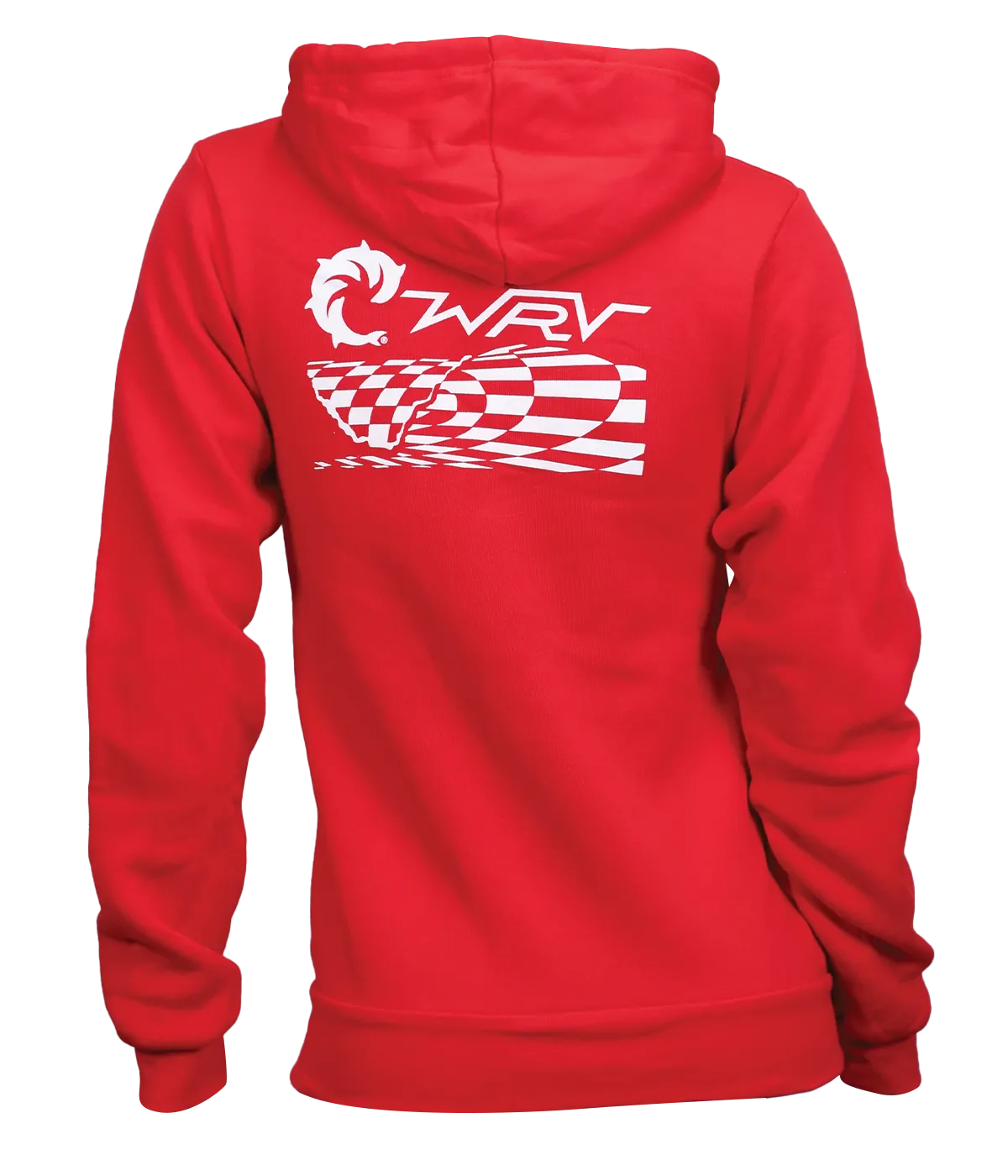 Checker Wave Ladies Zip Hooded Sweatshirt