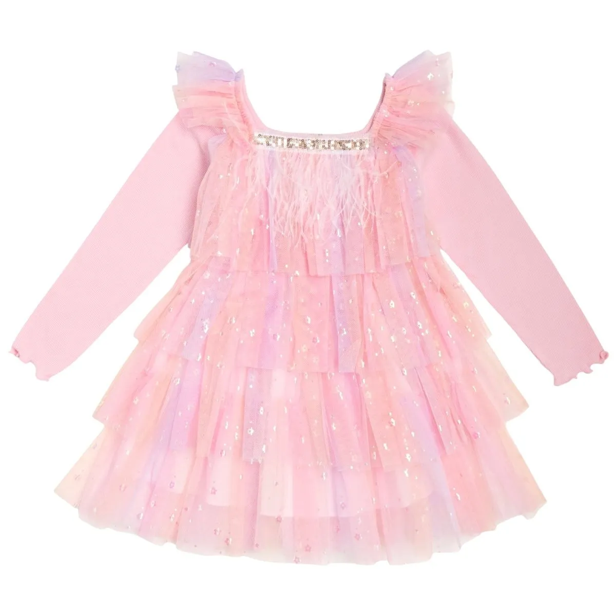 DAISY FEATHER TUTU DRESS