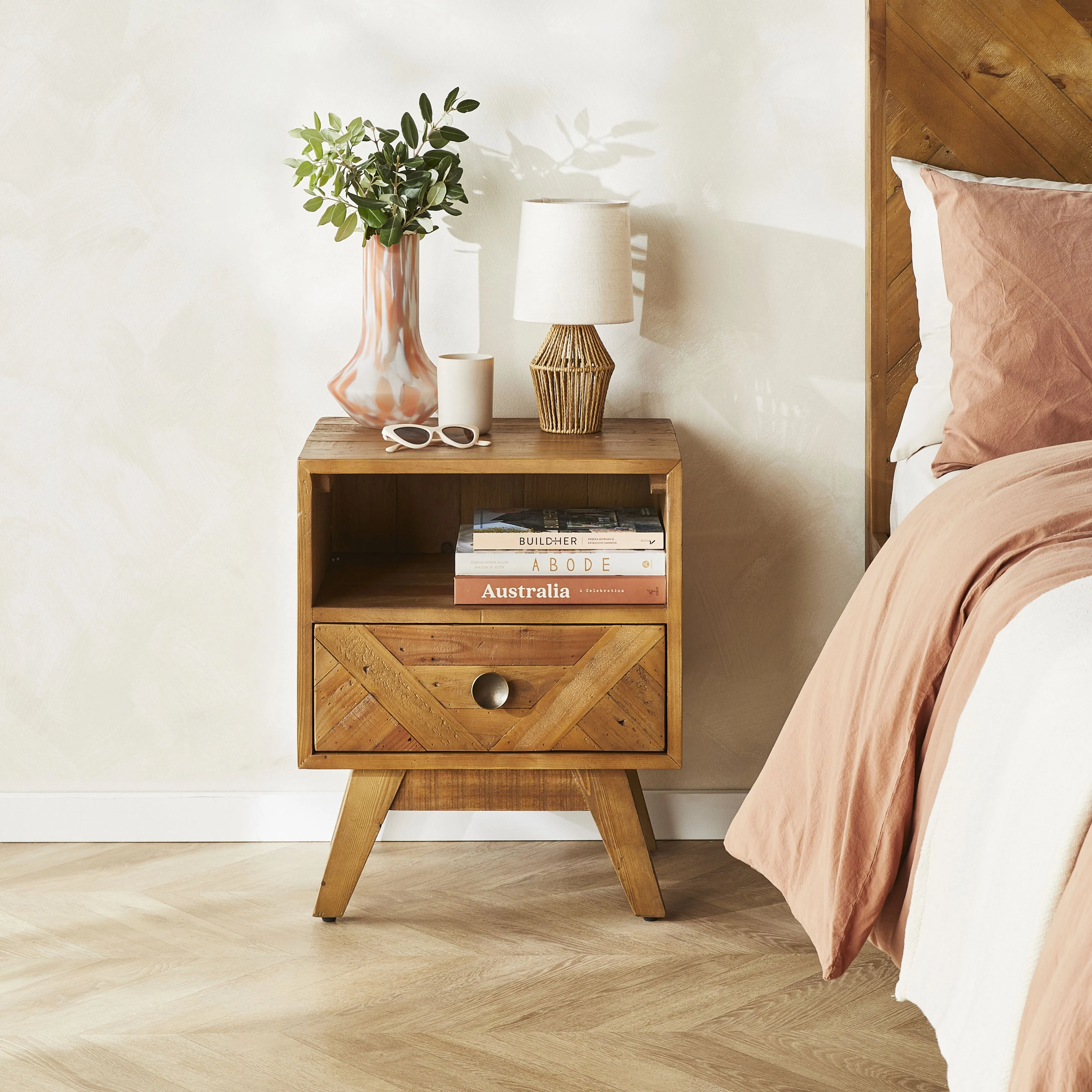 Dawson Reclaimed Timber Bedside Table