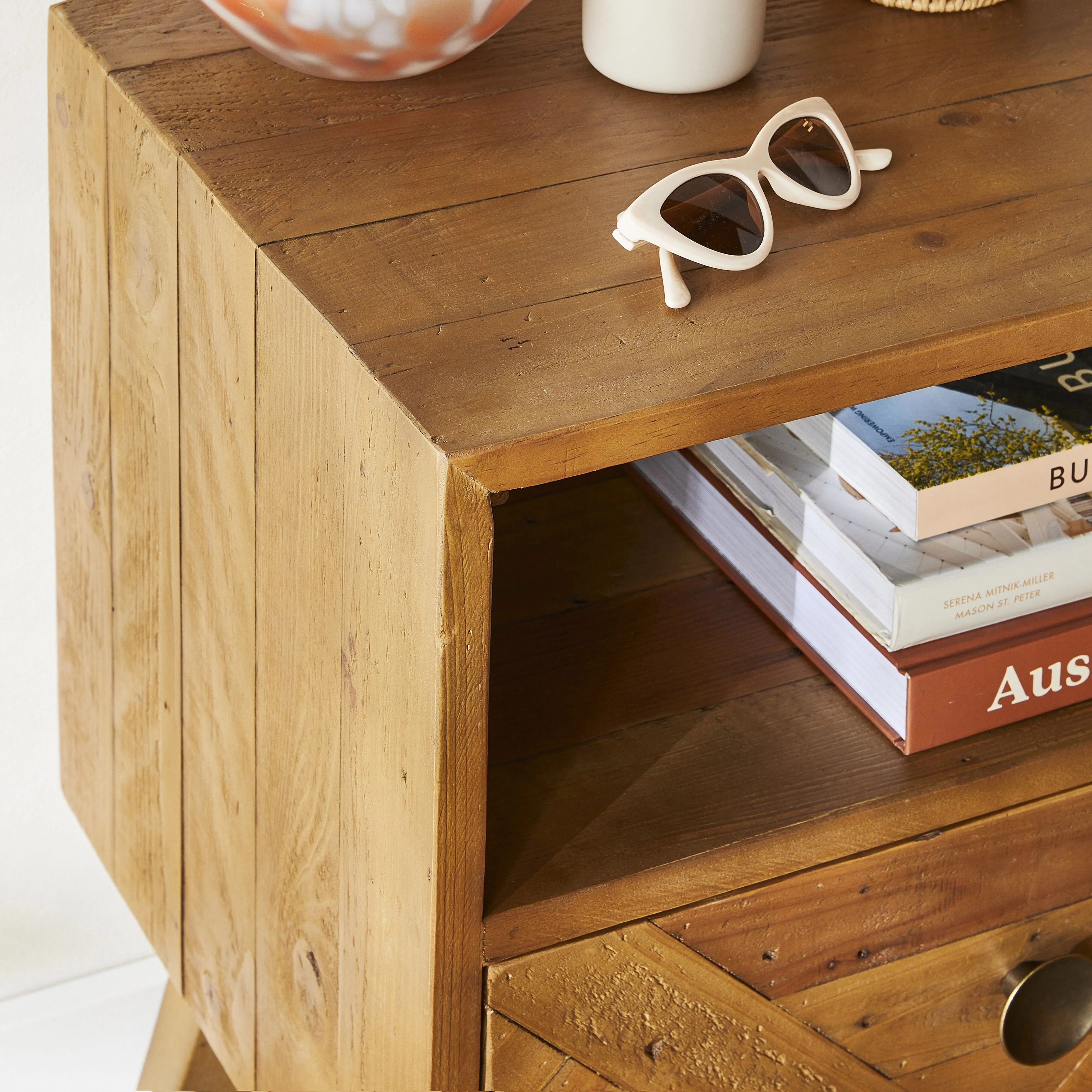 Dawson Reclaimed Timber Bedside Table