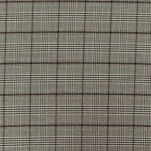 Faded Beige-Multi Famous Designer Glen Plaid Poly-Cotton Woven Fabric