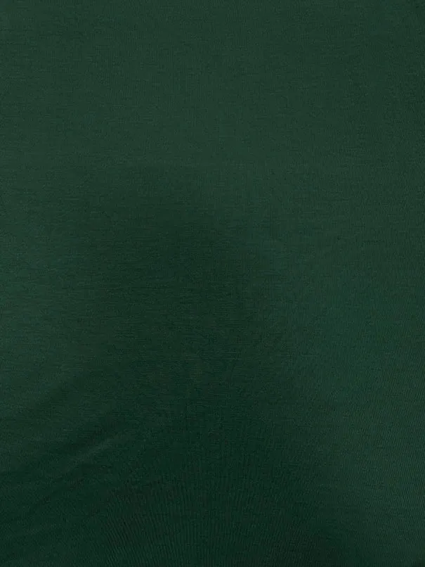 Juniper Green Solid Rayon Spandex Jersey Knit Fabric