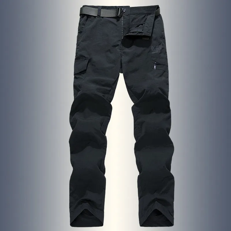 Men's Military Style Cargo Pants Waterproof Breathable Trousers