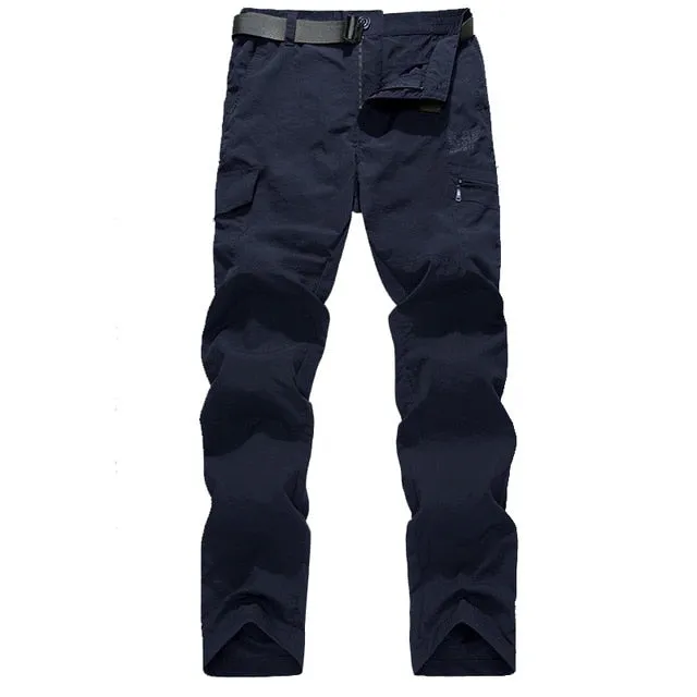 Men's Military Style Cargo Pants Waterproof Breathable Trousers