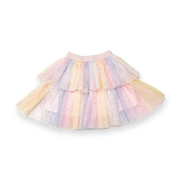 Multi-Color Layer Tulle Skirt