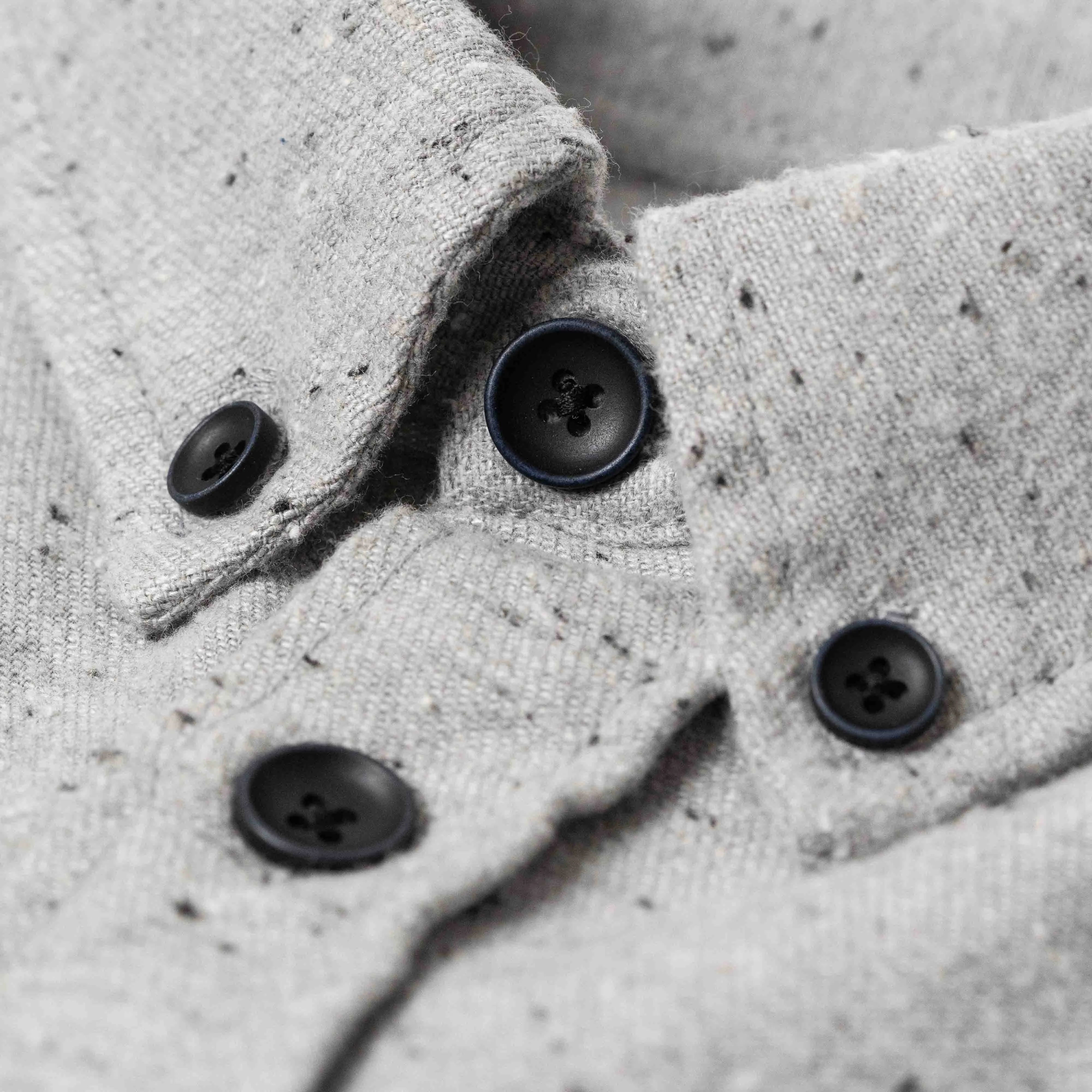 Murphy Fleck Cotton Shirt | Moonshine Gray