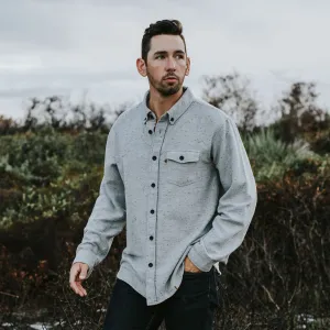 Murphy Fleck Cotton Shirt | Moonshine Gray