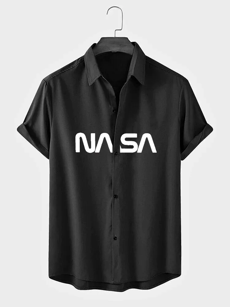 Nasa 3D Black Shirt