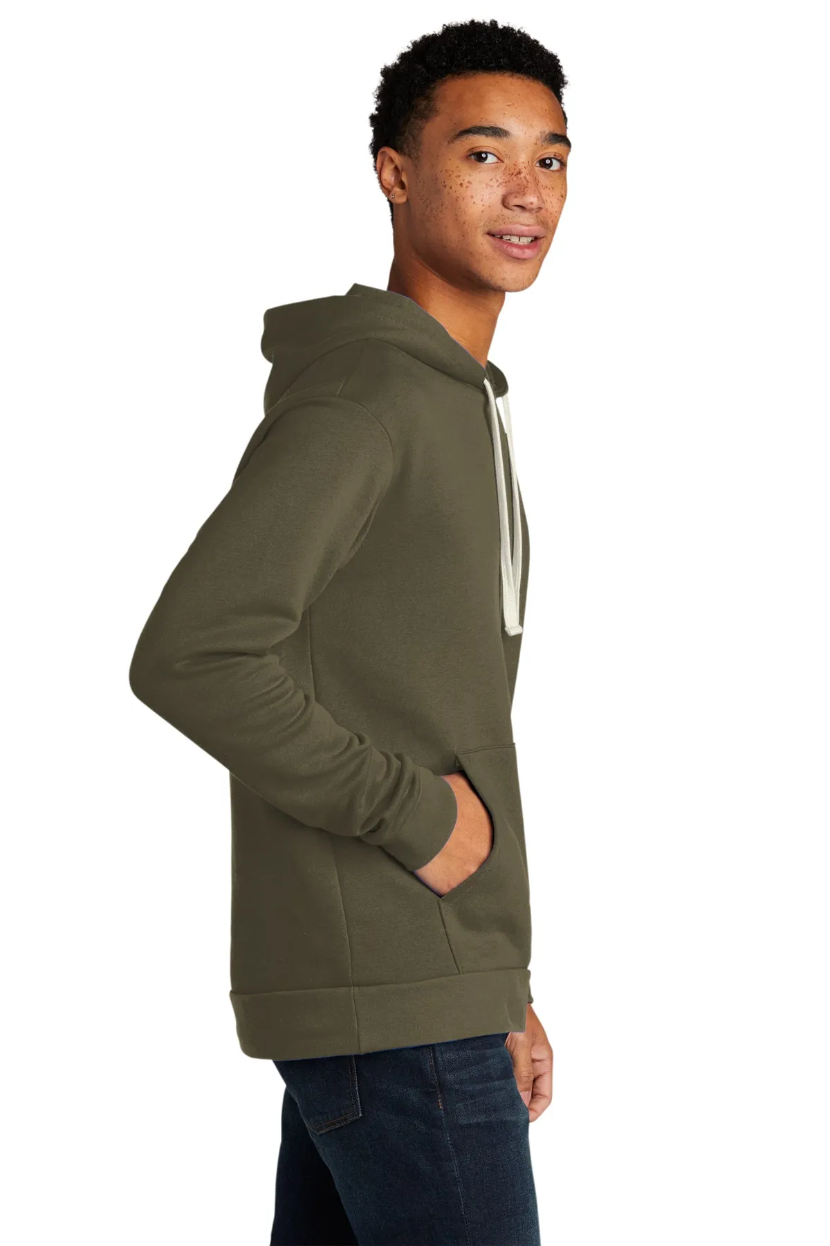 Next Level Unisex Beach Fleece Customized Hoodies, Military Green