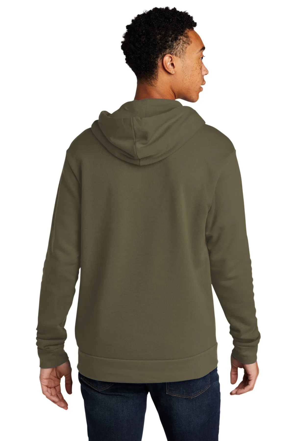 Next Level Unisex Beach Fleece Customized Hoodies, Military Green