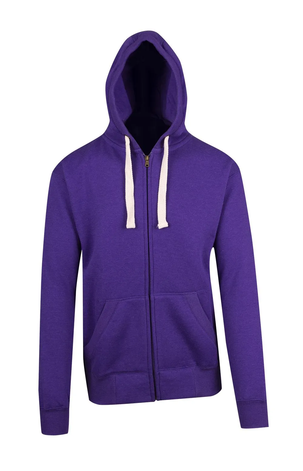 Ramo Mens Brushed Heavy Zip Fleece Hoodie  (F909HZ)