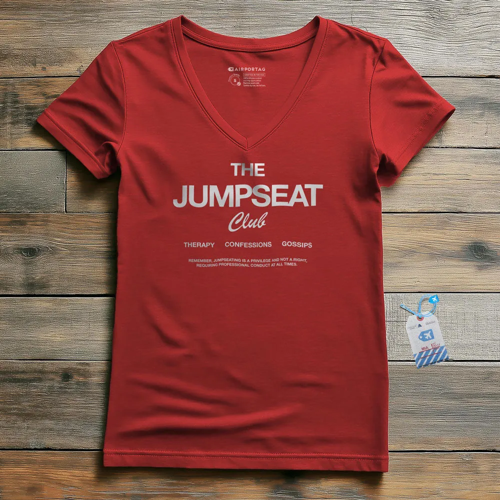 The Jumpseat Club - Women's V-Neck T-Shirt