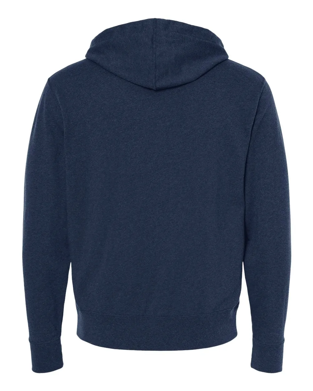 Unisex Heathered French Terry Full-Zip Hooded Sweatshirt