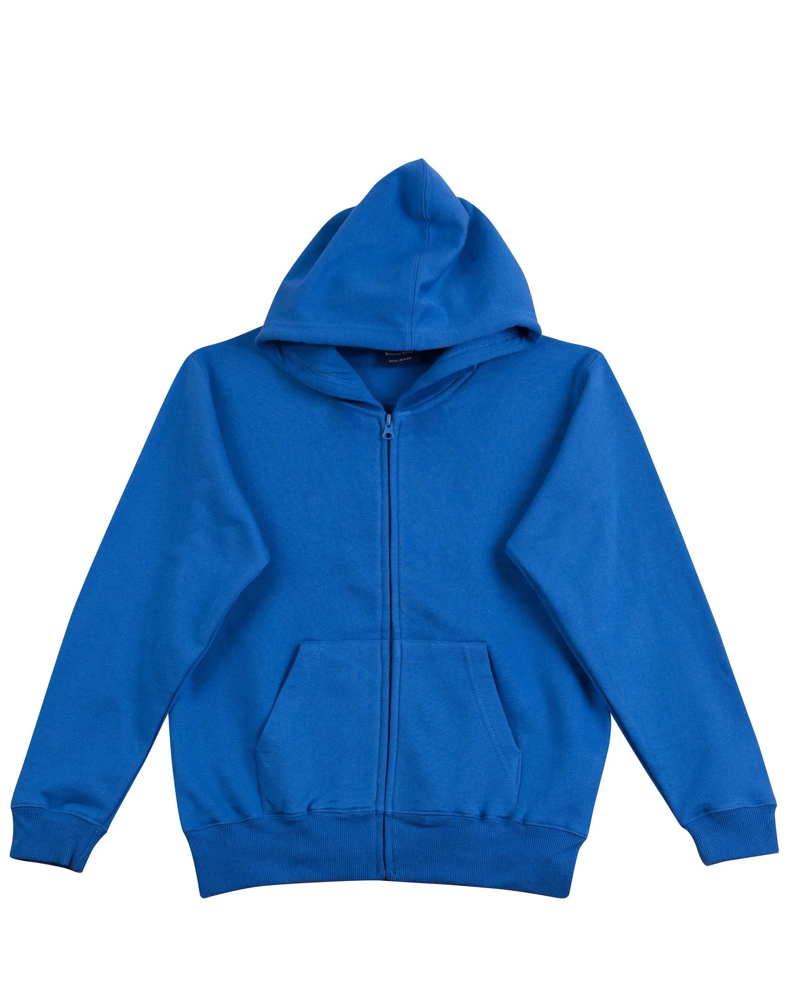 Winning Spirit Kids' Double Bay Full Zip Fleecy Hoodie (FL03K)